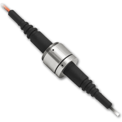 Rotating fiber optic patch cord